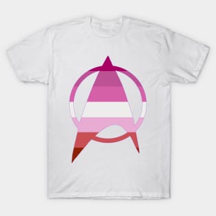 Lesbian Starfleet Pride T-Shirt